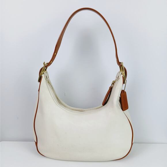 Coach VTG Legacy West Zoe Shoulder Bag Cream/Brown K2W-9342 October 2002 Y2K - Picture 5 of 10